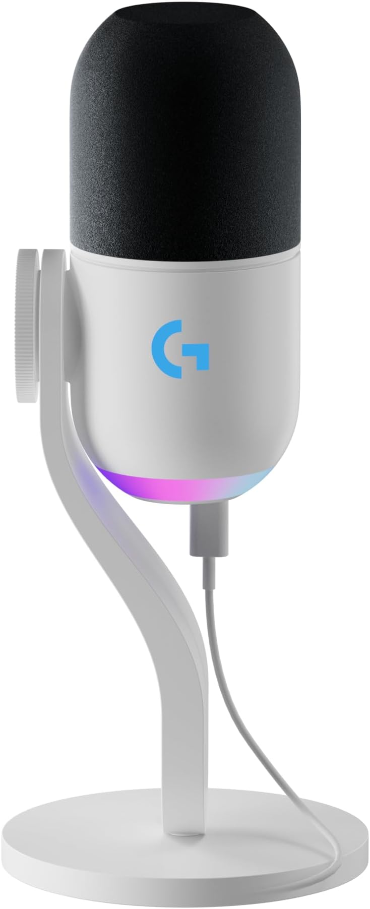 Yeti GX Dynamic RGB Gaming Microphone with LIGHTSYNC, USB Mic for Streaming, Supercardioid, USB Plug and Play for PC/Mac - White