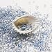 ZUINIUBI 500g Transparent And Blue Color Pebble Turtle Fish Tank Sand Glass Beads Sand Rocks Aquarium Decoration Ornament Stone Landscape 1-3mm