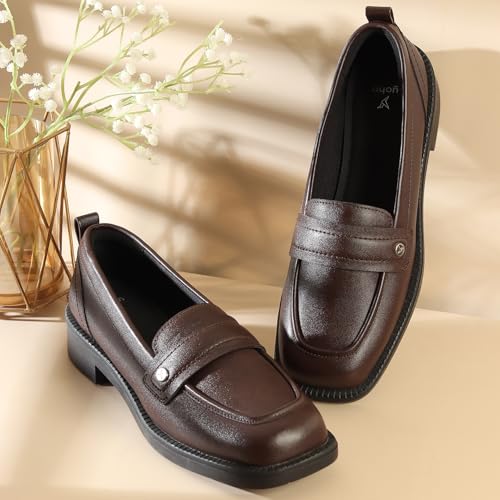 Image of YOHO Stella Loafers for Women | Comfortable & Stylish Bellies | Fashion Moccasins with Footpharma Footbed | Slip-on for Casual & Formal Wear | 002