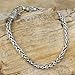 NOVICA Artisan Handmade Men's .925 Sterling Silver Bracelet Chain from Thailand 'Strength'