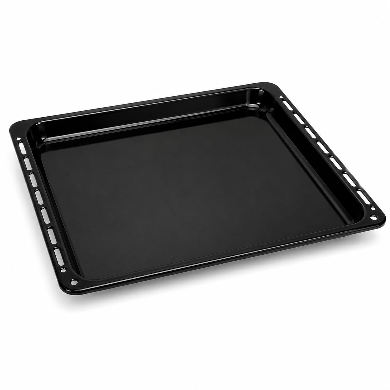 CABLEPELADO Bandeja para horno Teka | modelo 82405901 | Bandeja profunda esmaltada Horno Teka | 368 mm profundo x 460 mm ancho