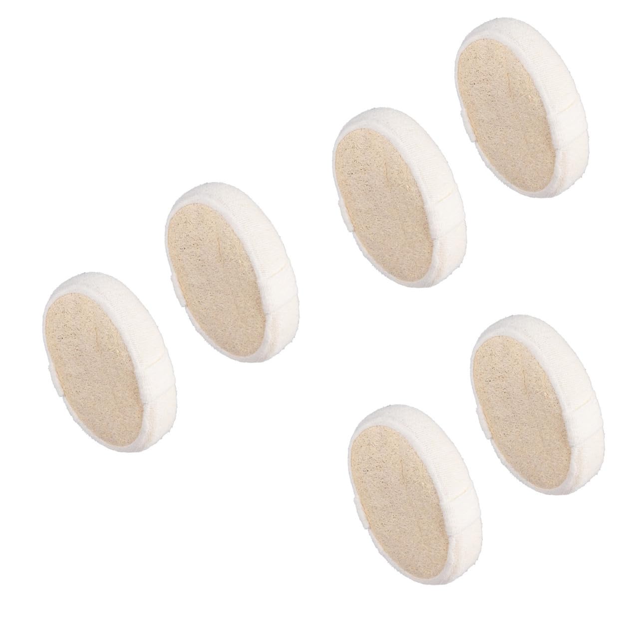 Beaupretty 6piezas Esponjas Exfoliantes De Loofah Natural Para y Amigable La Piel Para Exfoliación Diaria y Limpieza Corporal