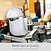 Blue Eagle Aluminum Face Shield Adapter for Cap-style Hard Hat | Visor Bracket | Silver Color | with 1 Free High Impact Replacement Visor