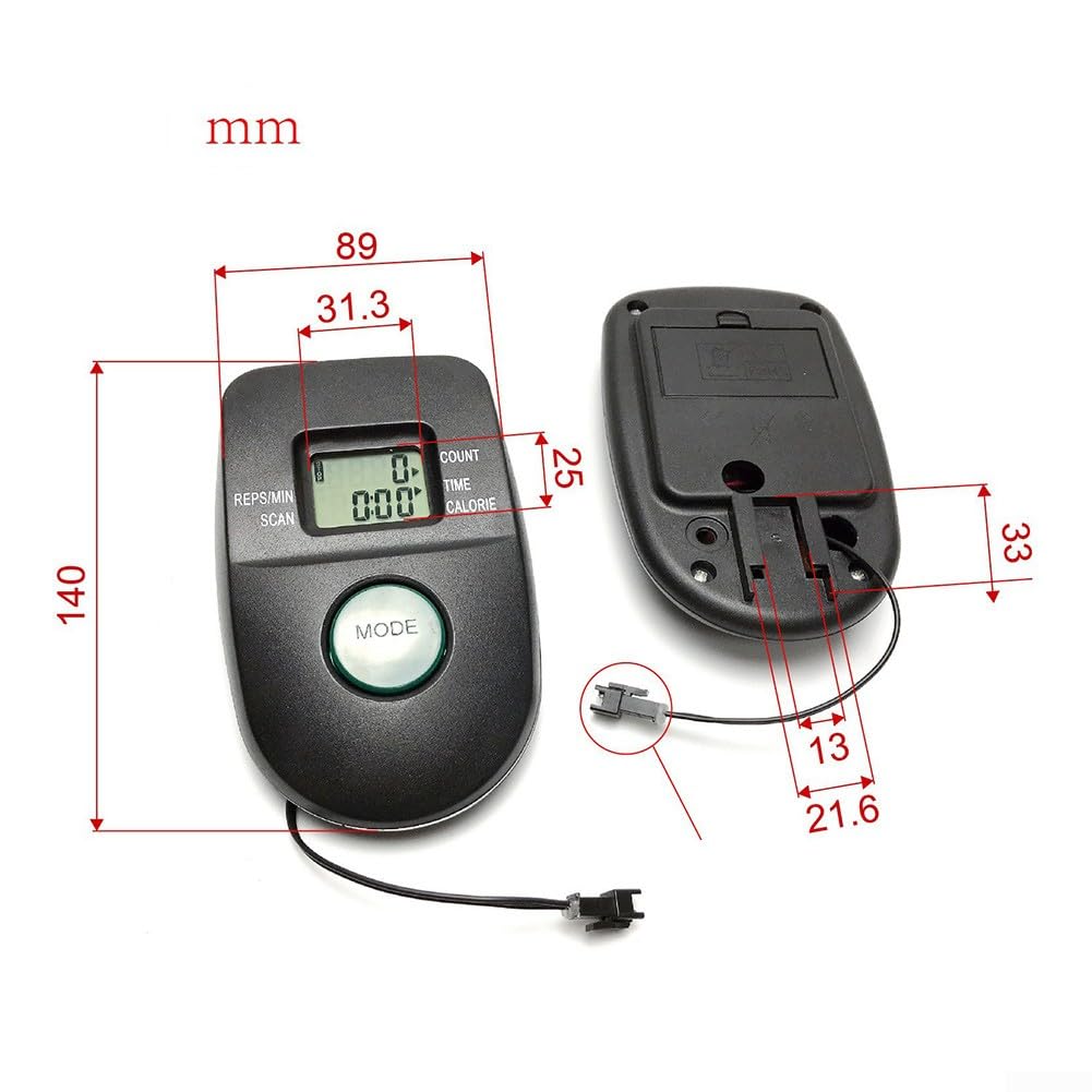 Monitor LCD digitale per cyclette e macchine da passeggio per misurare velocità distanza e calorie in uscita