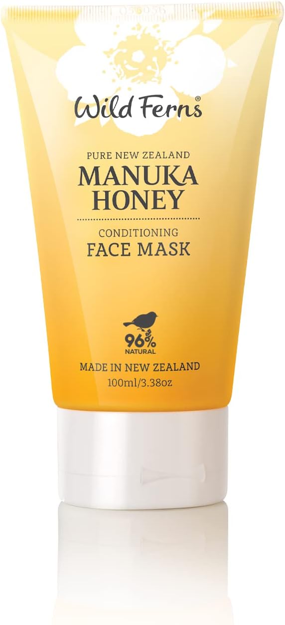 Wild Ferns Manuka Honey Conditioning Face Mask, 99% Natural, 100ml