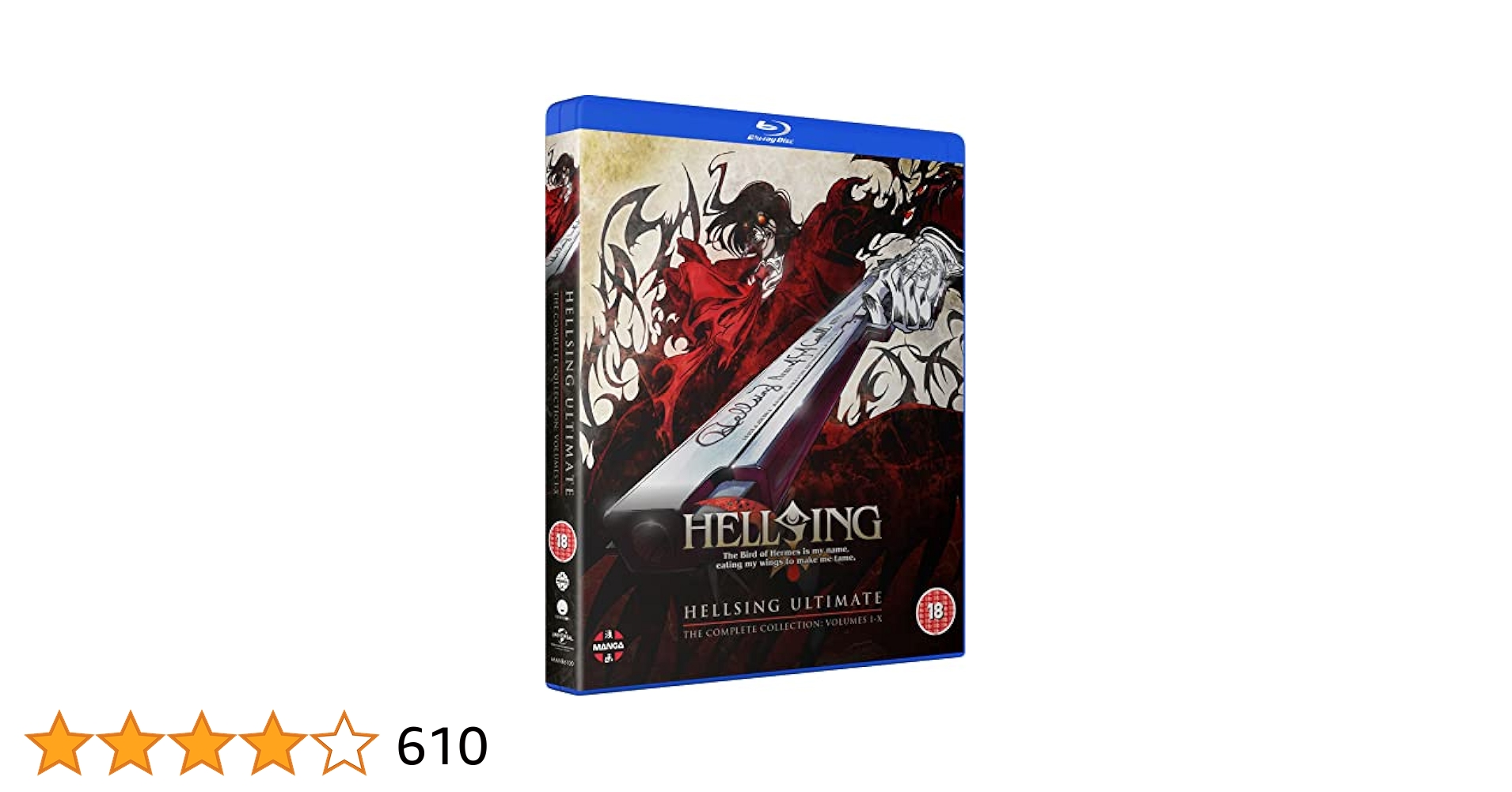 Hellsing DVD&BD 初回限定盤全巻セット Hellsing DVD&BD 初回限定盤全巻セット