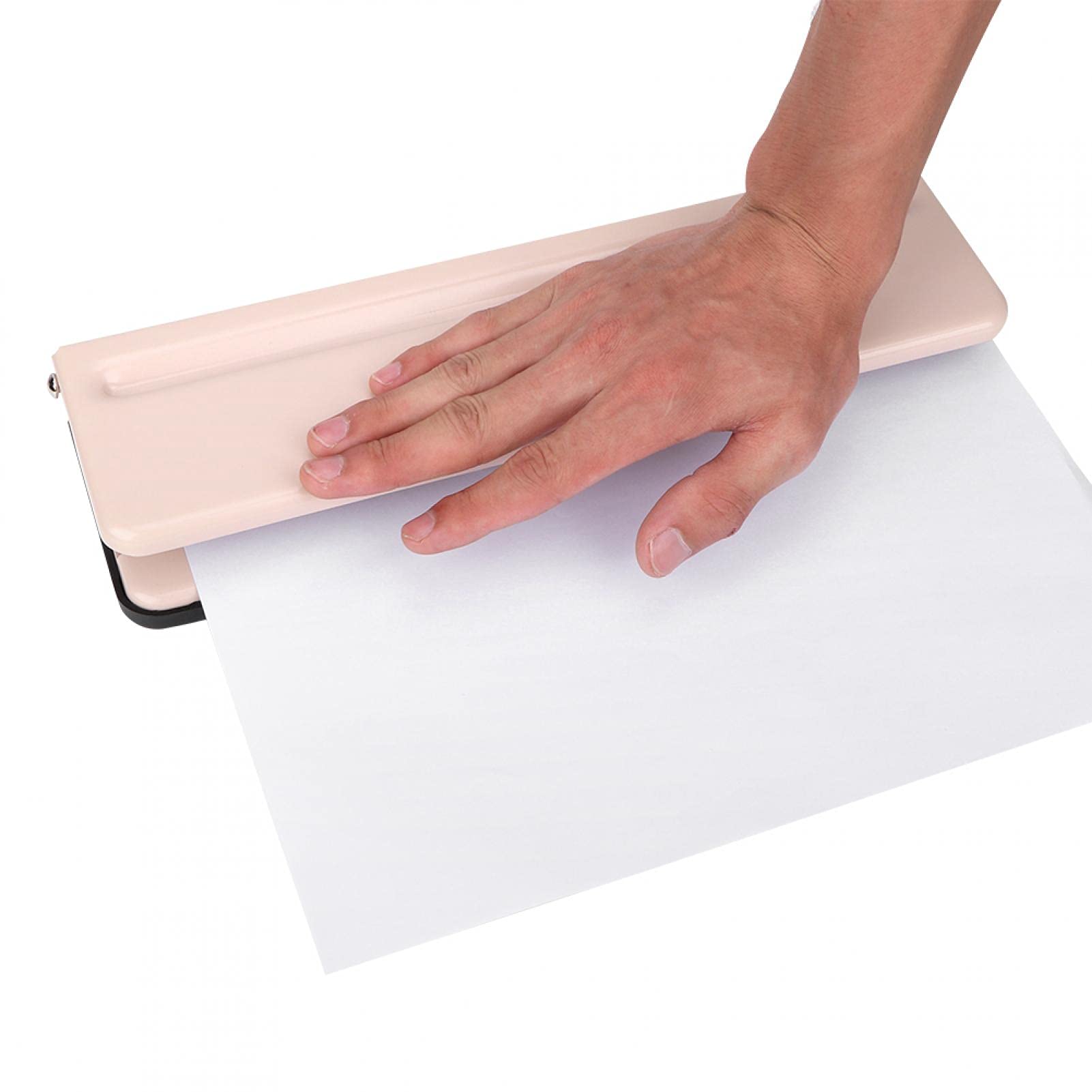 Praktisches multifunktionales verstellbares Pilzlocher Pilzstanzwerkzeug 6 Blatt A4 Praktisch für das Büro(pink) Büro- und Schulbedarf