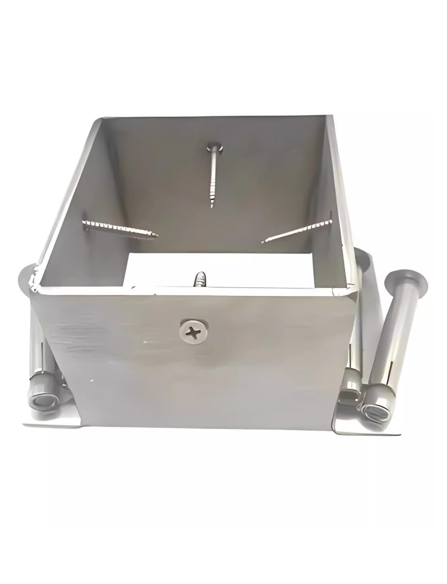 Supports de poteau de garde-corps en acier galvanisé extérieur avec vis