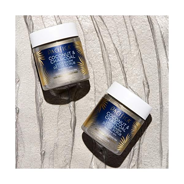 Pacifica-Underarm-Detox-Scrub-Coconut-and-Charcoal-7-oz Pacifica Beauty, Coconut and Charcoal Underarm Detox Body Scrub, For Natural Deodorant Users, Aluminum Free, Safe for Sensitive Skin, Vegan & Cruelty Free