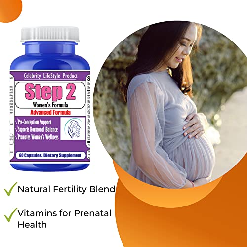 Fertility Supplements For Women - Prenatal Vitamins For Women, Boost And Rebalance Reproductive Health | Support Healthy Pregnancy & Conception | Supports 60 Capsules, 30 Day Supply #TOP6