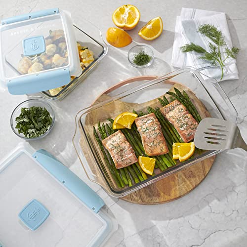 Anchor Hocking 4 Piece Truelock Locking Lid Bakeware Set - 3 Quart Baking Dish And 8 Inch Square Cake Dish #TOP5