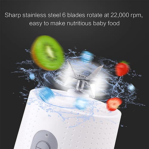 Portable Blender For Shakes And Smoothies: Personal Size Single Serve Travel Fruit Juicer Mixer Cup With Rechargeable Usb Small Electric Individual Mini Blender For Juice Milk #TOP3