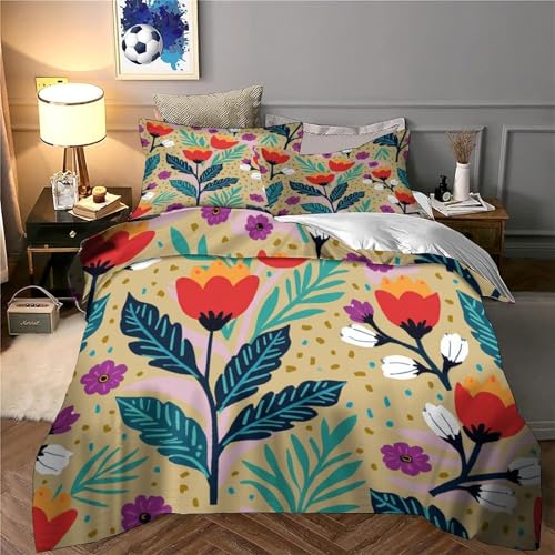 Housse de couette haut de gamme 260x220 imprimé 3D super doux