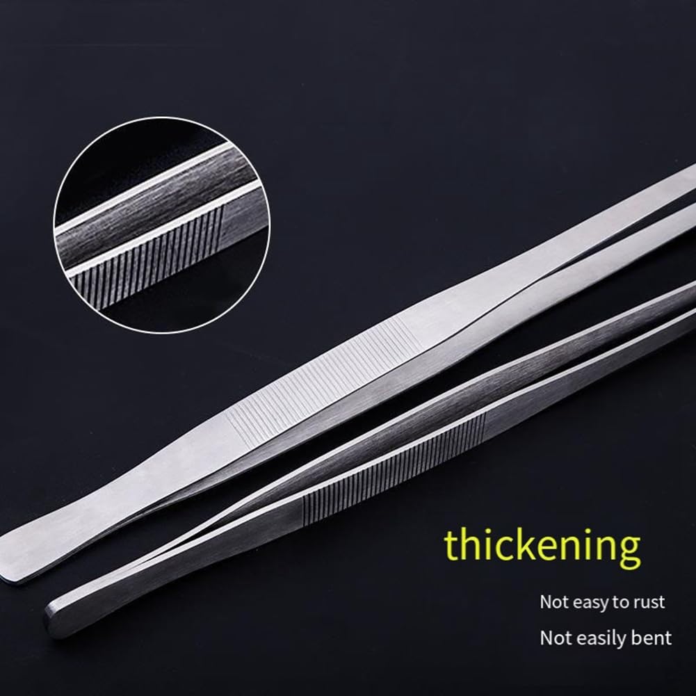 Pinzette Lunghe Per Acquario 48 Cm | Acciaio Inox | Dritte E Curve | Per Piante Acquatiche E Pulizia - Foto 8