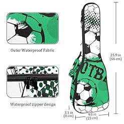 Housse pour ukulélé de football – Rembourrage épais en éponge de 10 mm – 53,3 cm – Avec sangles réglables pour concert… - Les Beatles, Paul McCartney, John Lennon, RIngo Starr, George Harrison Housse pour ukulélé de football - Rembourrage épais en éponge de 10 mm - 53,3 cm - Avec sangles réglables pour concert… – Image 4