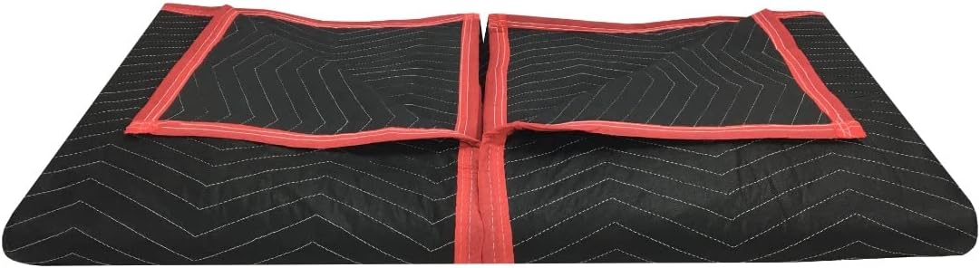 2 Pack of Deluxe Moving Blankets - 5.42lbs/Each, Heavy Duty Padded Furniture Blankets, Large Pads for Moving, Shipping & Storage Pads,for Storage, Home Renovations & Moving