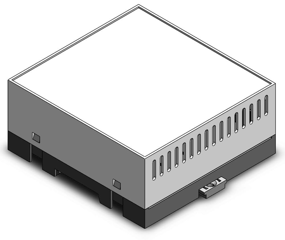 Gaurang Din Rail Enclosure 110*105*48.55mm for Electronic Home Automation PLC Switch box industrial boxes electrical box ABS enclosure Din Rail Enclosure Control Box (CECV-105-01 With Ventilation)-image-42