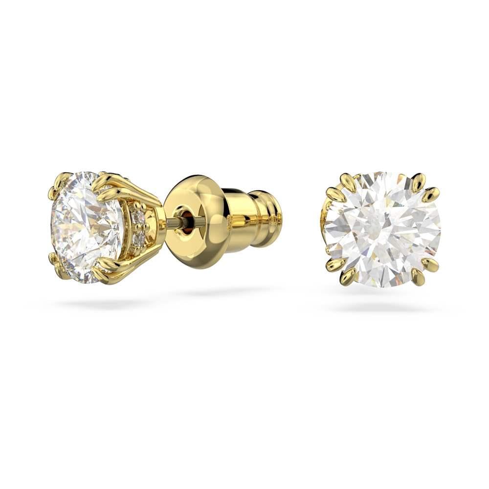 Swarovski Stilla boucles d'oreilles, cristaux blancs taille brillant