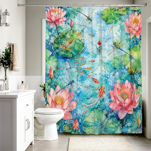 Rideau de douche imperméable et extra long pour éviter les éclaboussures - 3