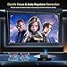 [Netflix Officially & Dolby Audio] Smart Projector with WiFi6 and Bluetooth5.3, Electric Focus & Auto Keystone 4K Support, High Brightness Movie Projectors, Native 1080P Proyector Built-in Apps