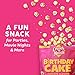 CRUNCH 'N MUNCH Birthday Cake Flavored Popcorn Clusters, 5.5 oz.