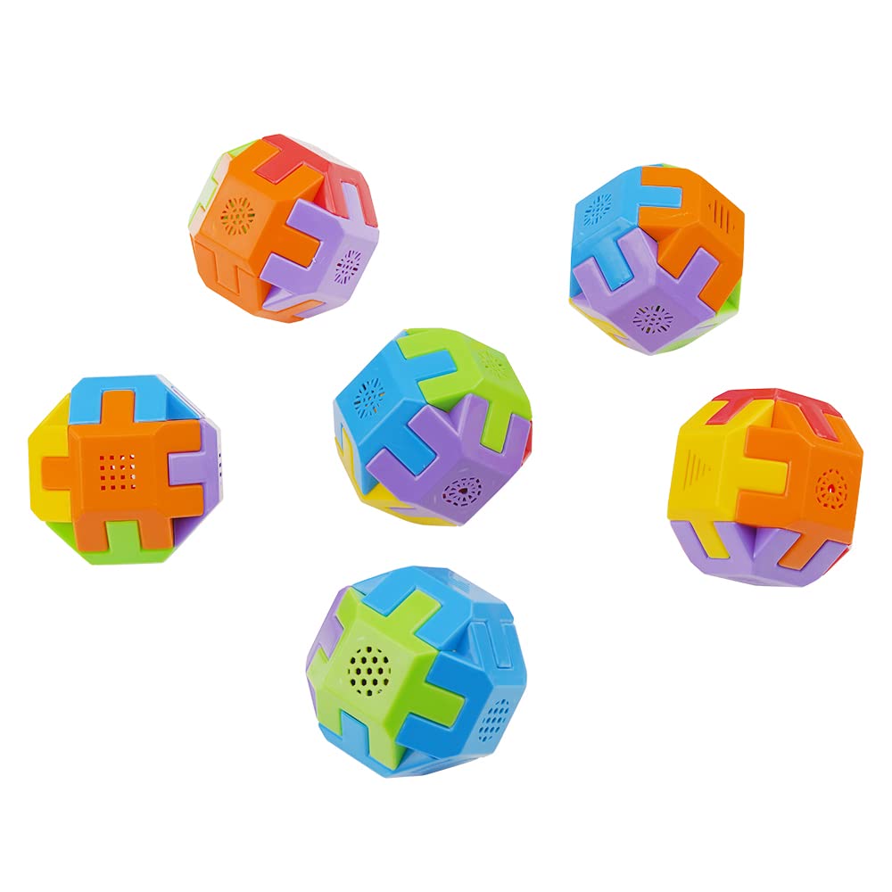 Primelife Plastic 6 Pcs Magic Ball, Brain Teasers for Children with Bright Colors Stacking sorter Activity Ball Learning Ball 3D Puzzle Fidget Toy for Adults & Kids - Multcolor (Magic Balls) (B0B9GQRGF9) Amazon Price History, Amazon Price Tracker