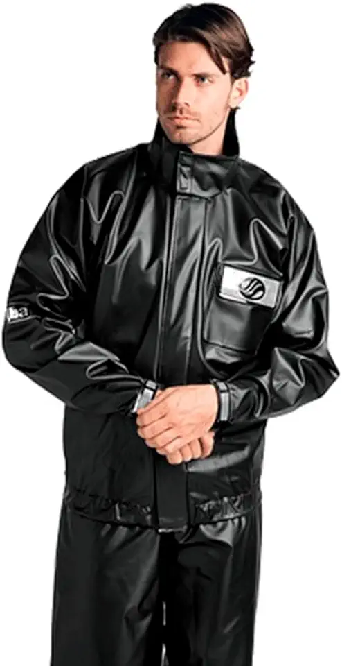 Capa De Chuva Motoqueiro Alba Europa PVC Tam EGG