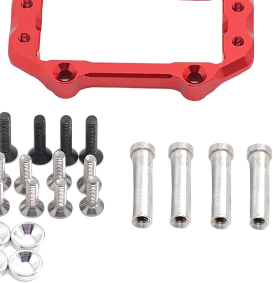 Upgrade Your RC Monster Truck with Aluminum Alloy RC Steering Servo Mount Set - CNC Precision Manufacturing - Exquisite Workmanship - Modern Appearance - - red image 2