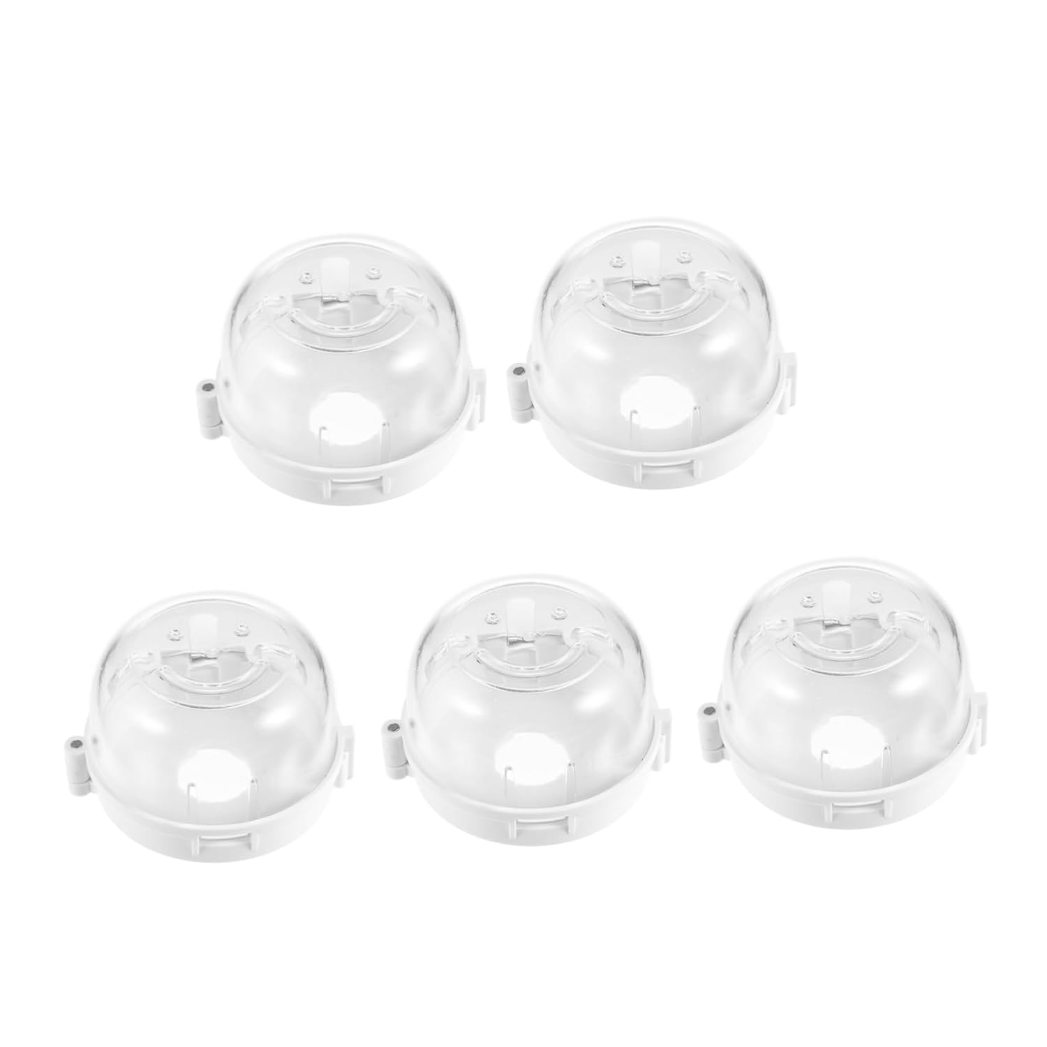Vaguelly 5Pcs Gas Stove Knob Covers for Durable Safety Guard Easy to Install Prevents Accidental Opening Essential Kitchen Safety Childproof Protection for Home Use