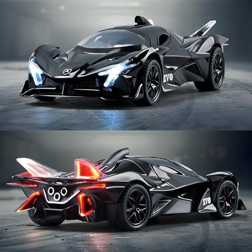 Image of 1:32 Scale Apollo Evo Super Car - Exclusive Alloy Metal Pullback Toy with Openable Doors, Lights, and Music for Kids 【Colors as Per Stock】