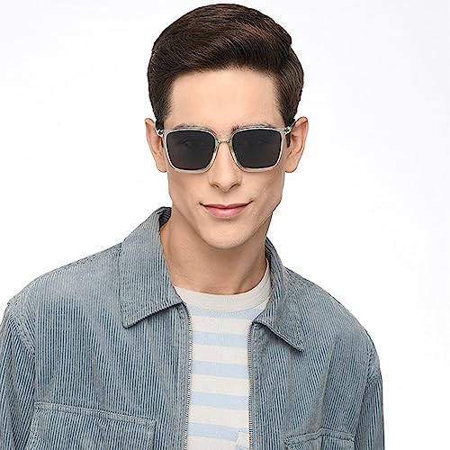 Vincent Chase By Lenskart | Full Rim Square Branded Latest and Stylish Sunglasses | Polarized and 100% UV Protected | Men & Women | Large | VC S14459 - Image 5