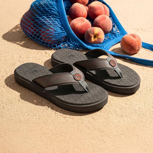 Image of Neeman's Eco Fluffy 2.0 othro slippers for men | Soft Comfortable & Stylish Flip Flops | lightweight | Anti Skid | Arch support daily use chappal