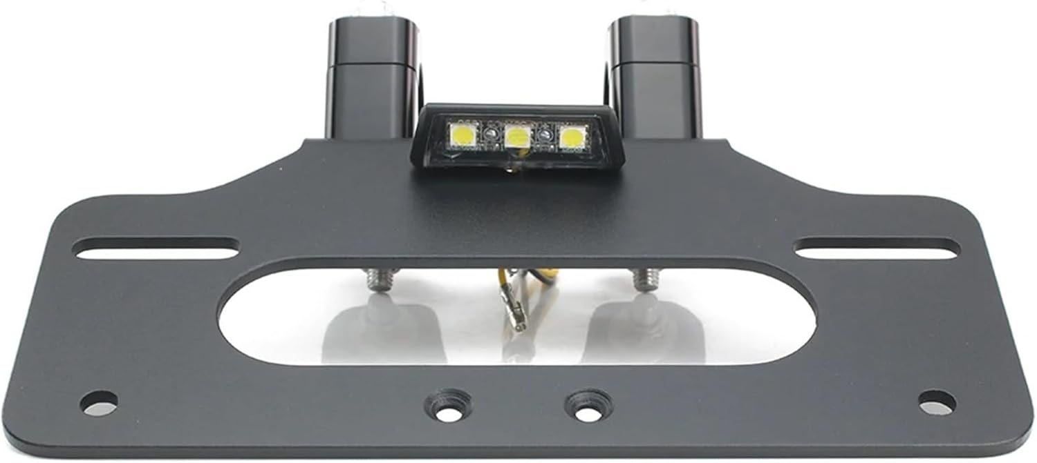 Motorcycle License Plate Holder for Honda Ruckus/Zoomer NPS50 2003-2025 Rear Tail Light Bracket Mount Tidy Fender Eliminator(Without Reflector)