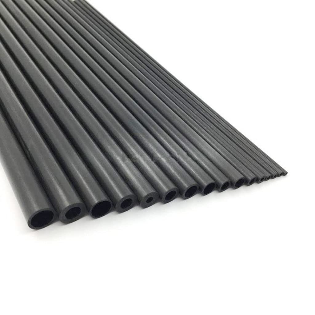 4 szt. Rury z włókna węglowego 3K o długości 500 mm(500mmx 8mmx4mm)