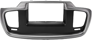 Fascia de rádio estéreo para carro, substituição de quadro de navegação de DVD anti-desgaste 2DIN para Kia Sorento 2015+ para remontagem
