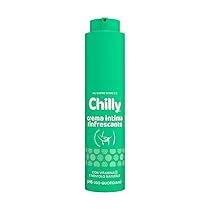 Chilly, Crema Intima Rinfrescante, con Vitamina E e Mentolo Naturale, Effetto Lenitivo e Freschezza Immediata,Texture in Gel Trasparente a Rapido Assorbimento, pH 5, Ideale per Uso Quotidiano, 50 ml