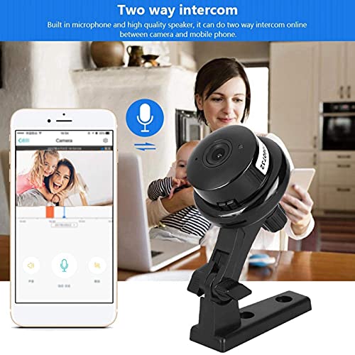 1080P P2P WiFi Mini IP-camera, Bewegingsdetectorcamera 100-240V, 128G TF-kaartopslag Infrarood P2P-camera… - Image 3