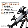 Celestron 22451 StarSense Explorer LT 80AZ Smartphone App-Enabled Telescope – Works with StarSense App to Help You Find Stars, Planets & More – iOS/Android Compatible