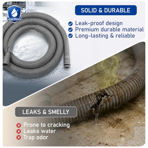 Image of AEM74333104 AEM74333101 Dishwasher Drain Hose for LG Kenmore Dishwasher | AP7034217 PS16621806 for LDF5545ST LDFN4542S LDP6797ST LDP6810SS LDT5665ST LDT5678ST OEM 2-year QA