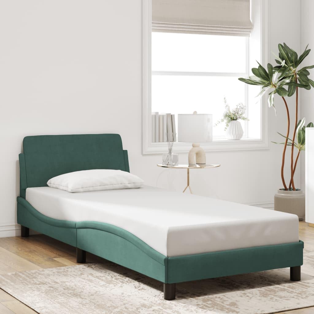 VidaXL Polsterbett Mit Matratze – 80x200 Cm, Kunstleder Braun, Inkl. Lattenrost