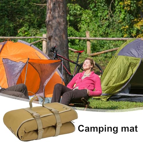Tapis de camping isolant et pliable pour sol humide extérieur