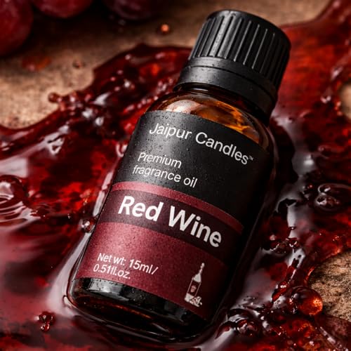 Image of Fragrance Oil | 15 ml | Aroma Oil for Home Fragrance | Best for Aromatherapy | Use in Diffusers, Candles, Air Fresheners (15ML, Red Wine)