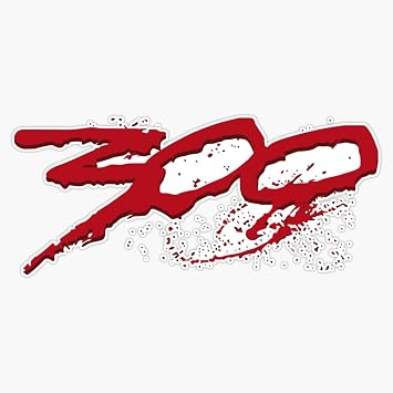300 Movie - Spartan Window Bumper Sticker Decal 5"