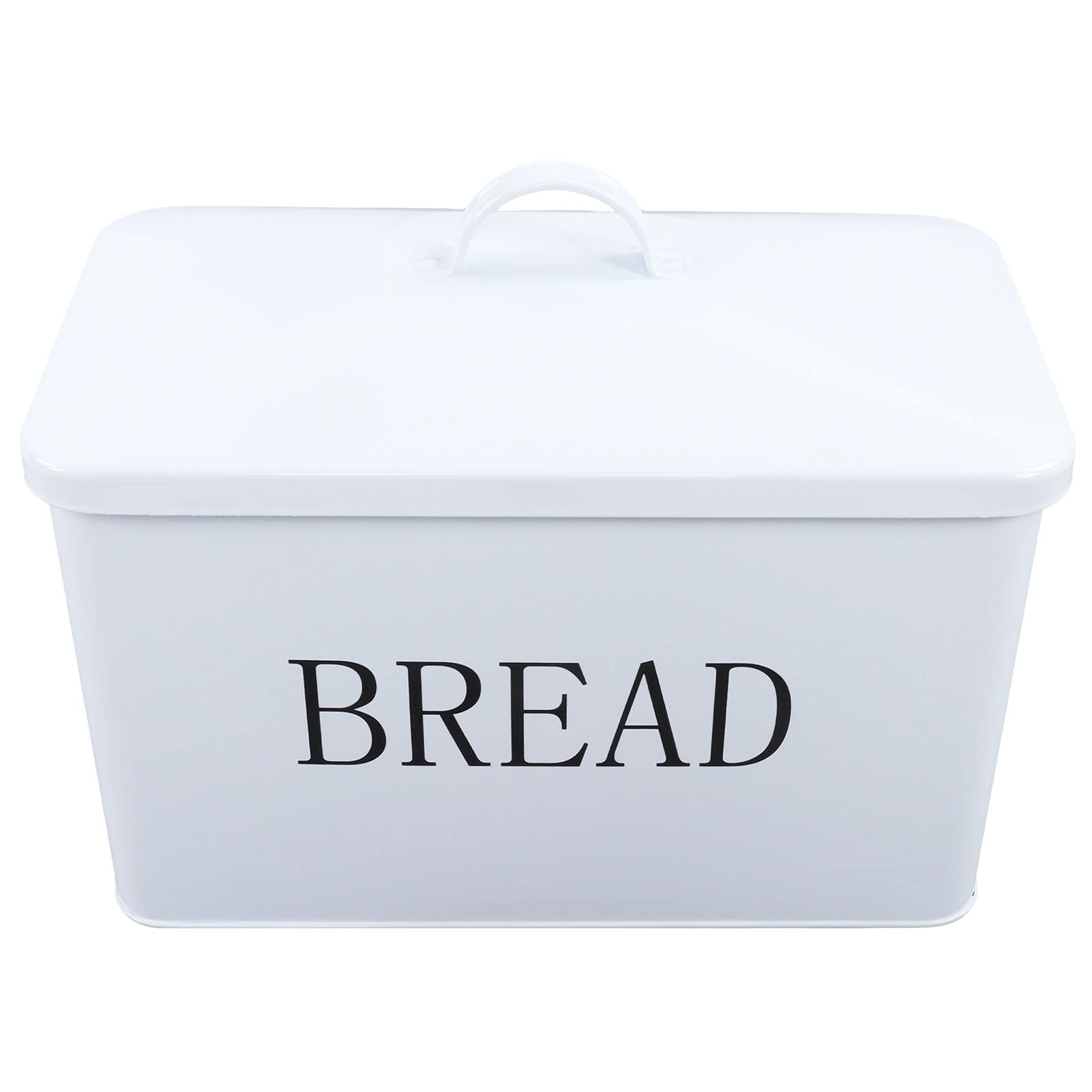 mingzhe Piccola Scatola per Il Pane Contenitore per Pane in Metallo di Grande capacità con Base Antiscivolo e Maniglia Portatile Panini, Bagel, Ciambelle