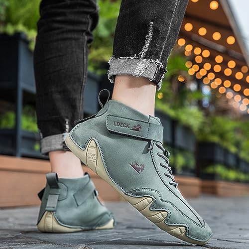 Nevova Shoes for Men, Nevaldeck Orthopedic Shoes, Outdoor Beck Shoe Waterproof Non Slip Breathable Lightweight Comfortable Casual Chukka Ankle Barefoot Boots for Driving Hiking4