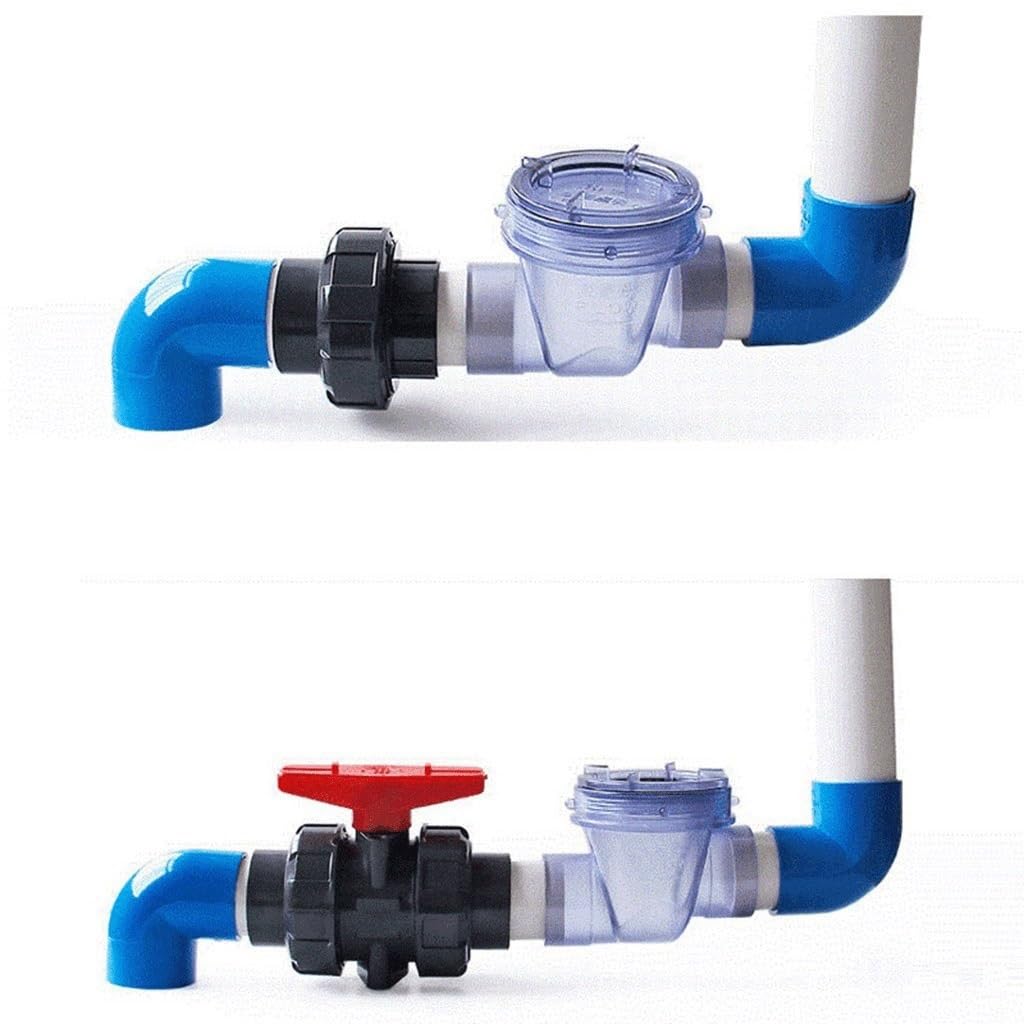 Adapter do zbiornika na wodę Zawór zwrotny PVC 50mm, zawór zwrotny do rur kanalizacyjnych kuchennych, zawór jednokierunkowy, złączki do rur wodnych do nawadniania ogrodu i akwarium