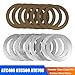 Topteng ATC400 ATC500 ATC700 Transfer Case Clutch Kit Friction Steel Plates for BMW Transfer Case