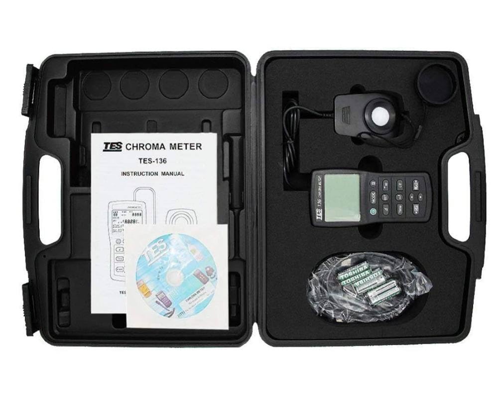 TES-136 Chroma Meter/Light Meter/Color Temperature Meter