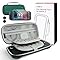 CoBak Large Capacity Carrying Case for Nintendo Switch 2 (2025) - 3 in 1 Accessories Bundle with 2 Screen Protectors, Thumb Grip Caps, 24 Game Cartridges, Hard Shell Portable Travel Pouch, Dark Green