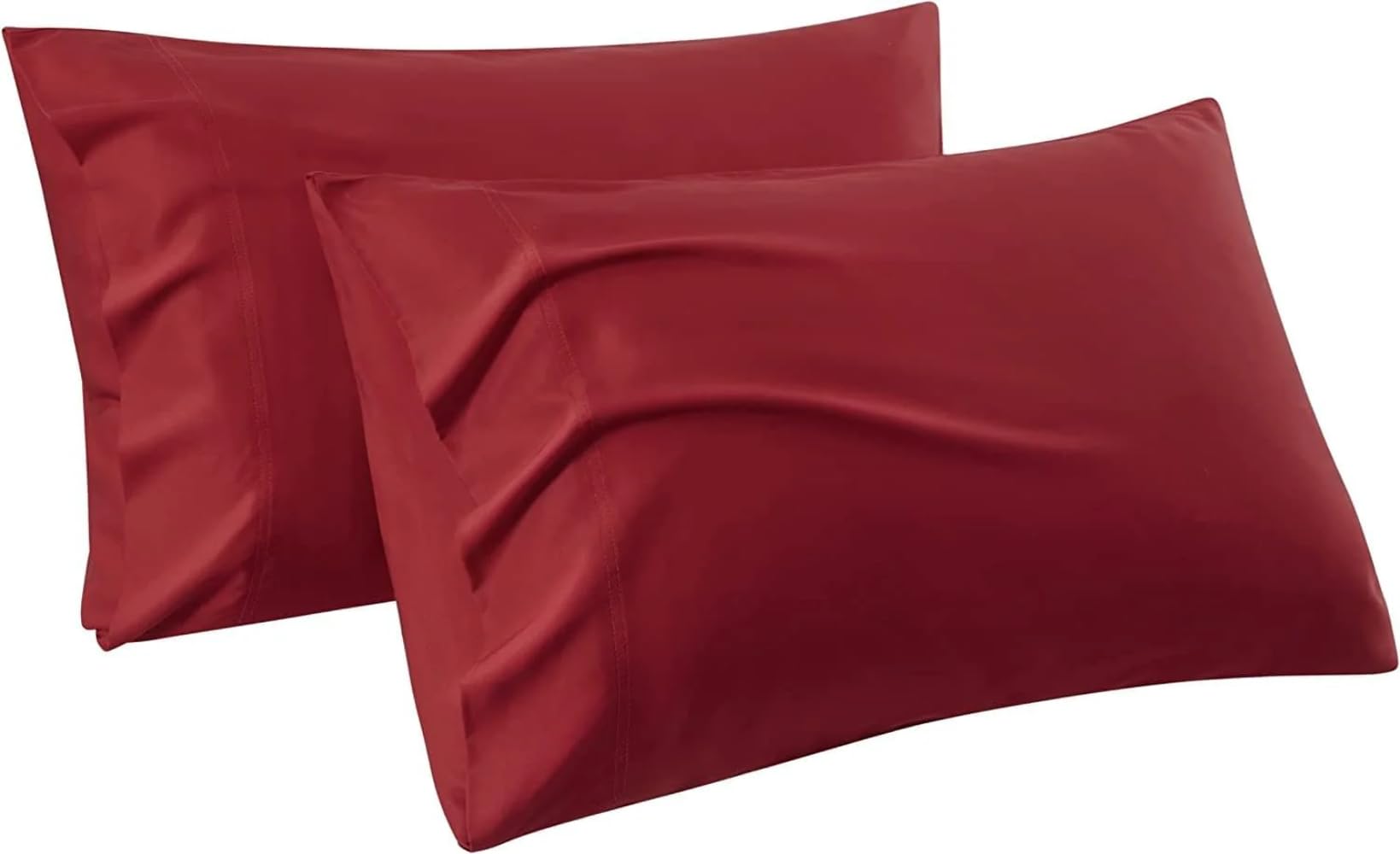 Taies d'oreiller standard marron bambou anti transpiration